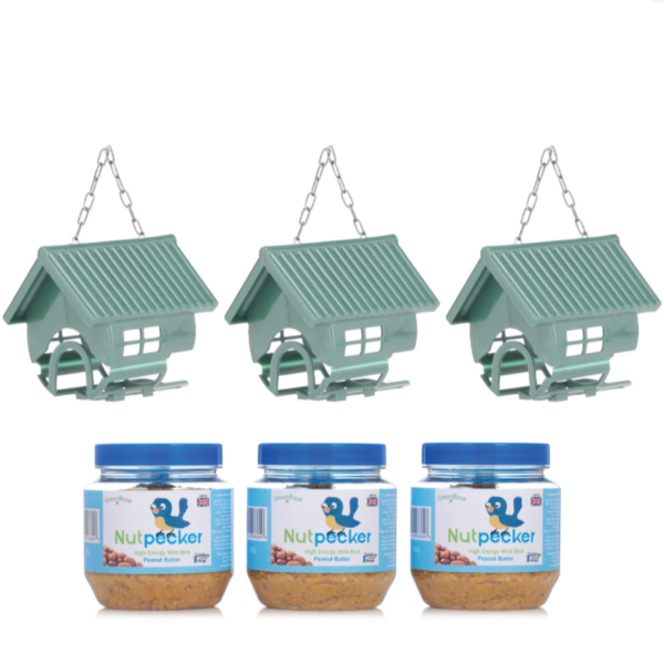 3 x Nutpecker Feeders and Jars