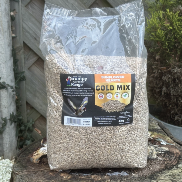 Gold Mix Chipped Sunflower Hearts 3kg
