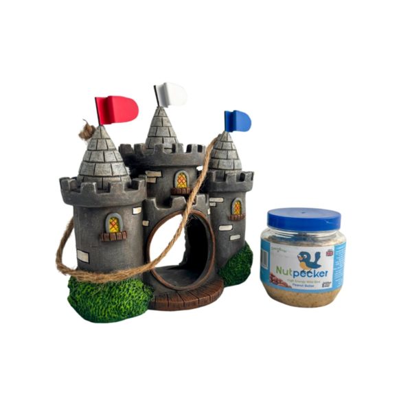 Polyresin Nutpecker House with 1 x Jar - Image 2
